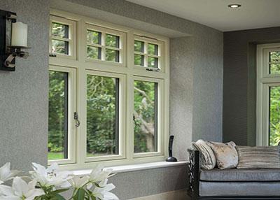 white upvc windows